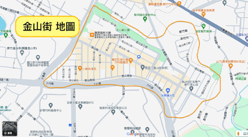 Featured image of post 金山街商圈地圖